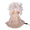 Kurt Adler 16-Inch Fiber Optic LED Gold and White Angel Tree Topper